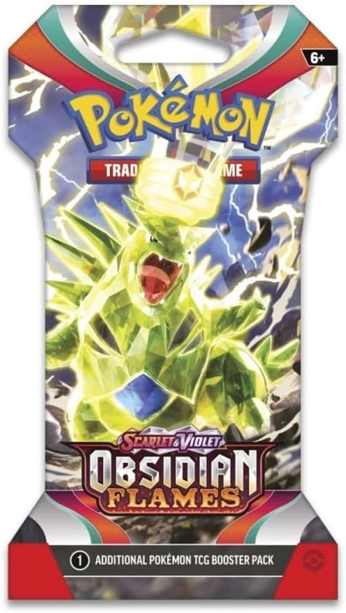 SV03: Obsidian Flames (OBF) - Sleeved Booster Pack [Tyranitar]