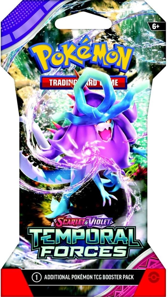 SV05: Temporal Forces (TEF) - Sleeved Booster Pack [Walking Wake]