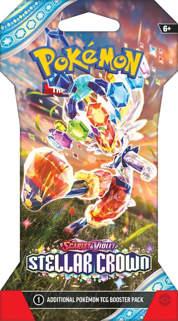 SV07: Stellar Crown (SCR) - Sleeved Booster Pack [Cinderace]