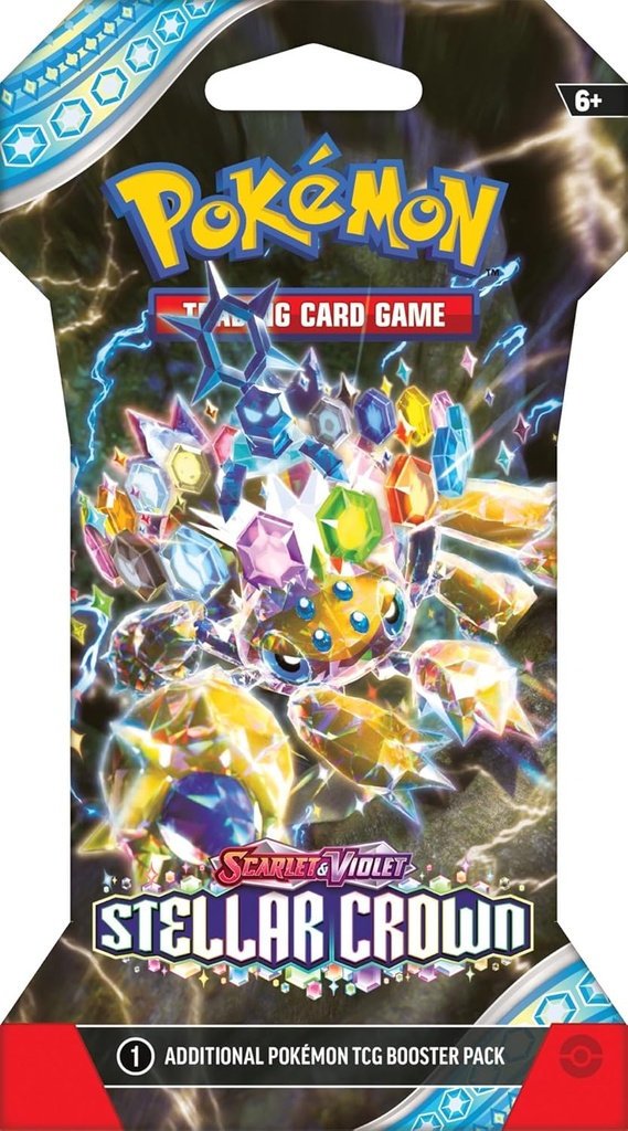 SV07: Stellar Crown (SCR) - Sleeved Booster Pack [Galvantula]
