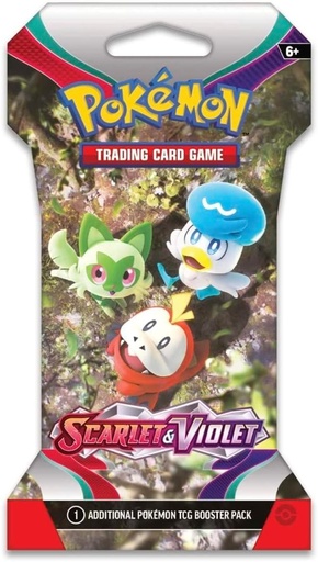 SV01: Scarlet & Violet Base Set (SVI) - Sleeved Booster Pack [Sprigatito, Fuecoco & Quaxly]