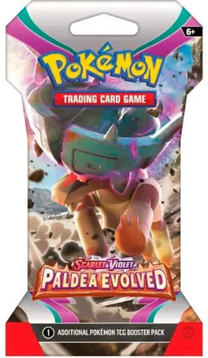 SV02: Paldea Evolved (PAL) - Sleeved Booster Pack [Ting-Lu]