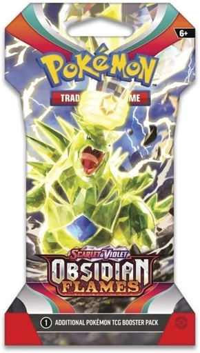 SV03: Obsidian Flames (OBF) - Sleeved Booster Pack [Tyranitar]