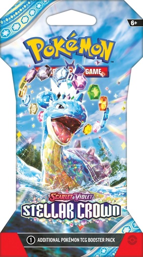 SV07: Stellar Crown (SCR) - Sleeved Booster Pack [Lapras]