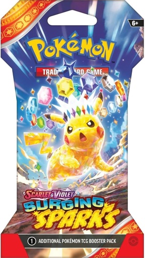 SV08: Surging Sparks (SSP) - Sleeved Booster Pack [Pikachu]