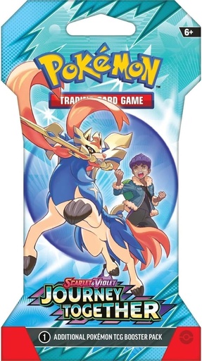 SV09: Journey Together (JTG) - Sleeved Booster Pack [Hop’s Zacian]