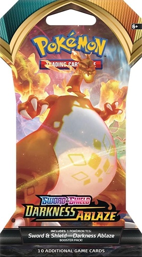 SWSH03: Darkness Ablaze (DAA) - Sleeved Booster Pack [Charizard]